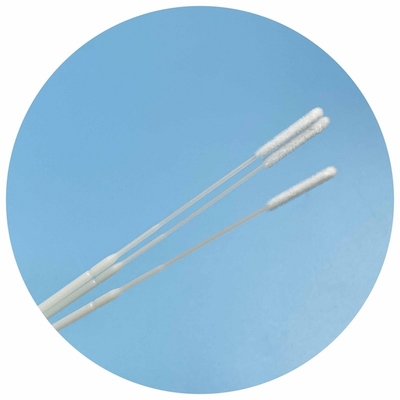 Steriele EO-gasmonstername-swab voor medisch/farmaceutisch onderzoek   CE-gecertificeerde nylon gevlokte punt, 150 mm lang met breekpunt