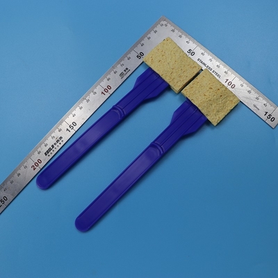 Eenmalige PP-stick Cellulose schuim swab omgevingsoppervlakte bemonstering sponsstick voor laboratorium