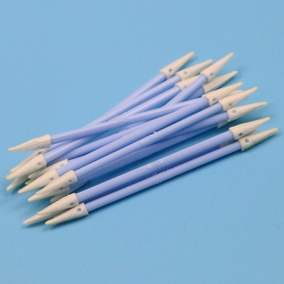 Blauwe handvat Dubbele punt Sponge Detail Swab Precision Cleaning Foam Swab voor Cleanroom