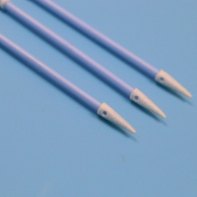 Blauwe handvat Dubbele punt Sponge Detail Swab Precision Cleaning Foam Swab voor Cleanroom