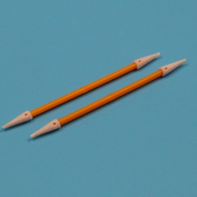 Lintvrije oranje stok dubbelpuntige puntige spons met een gedetailleerde swab Cleanroom Foam Swab