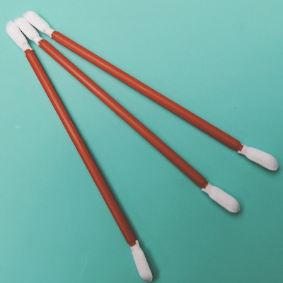 Lintvrij Dubbel Twisted Head Cleanroom Microfiber Detail Swab Auto Reiniging Polyester Swab