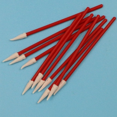 Pluisvrije Rode PP-Stok Schuim Detail Swab Microvezel Auto Reiniging Swab Kit Voor Precisie Reiniging