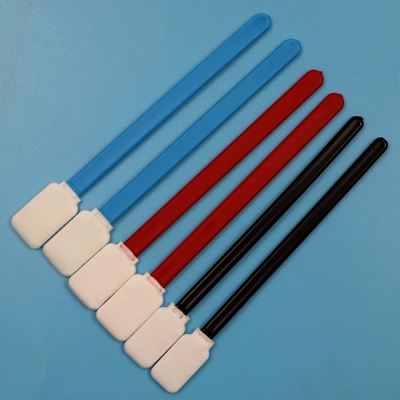 Pluisvrije Rode PP-Stok Schuim Detail Swab Microvezel Auto Reiniging Swab Kit Voor Precisie Reiniging