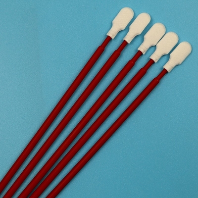 Pluisvrije Rode PP-Stok Schuim Detail Swab Microvezel Auto Reiniging Swab Kit Voor Precisie Reiniging