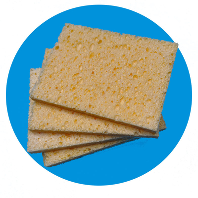 6*8*0,5 cm Hoog absorberende rechthoekige cellulose sponsswab
