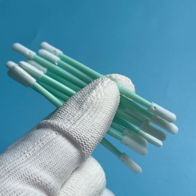 72 mm dubbel-end foamswab - 3,8x3,4 mm kleine punt - voor PCB soldeerpads, connectorpinnen en chipresidu - 100 stuks