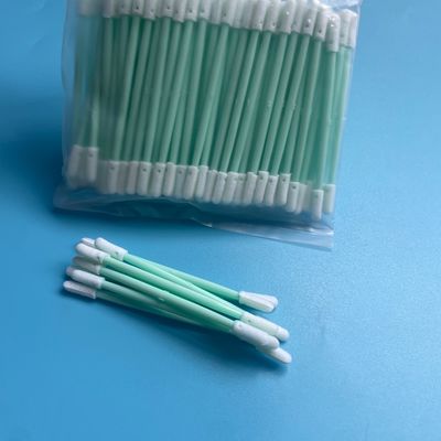 72 mm dubbel-end foamswab - 3,8x3,4 mm kleine punt - voor PCB soldeerpads, connectorpinnen en chipresidu - 100 stuks