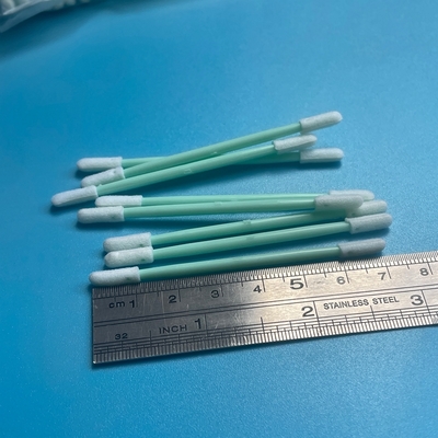 71 mm dubbele ronde schuimtip-wattestokjes voor PCB- en elektronicareiniging