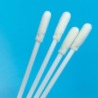 8cm PP-staafje steriele schuimtip-wattenstaafje met buis Milieu-oppervlakbemonsteringswattenstaafje voor laboratorium