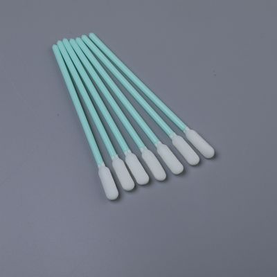 6 mm Ronde schuimspits Reinigingsswab Met stevig groen handvat Lintvrij Precision Cleaning Applicator Lengte 100 mm