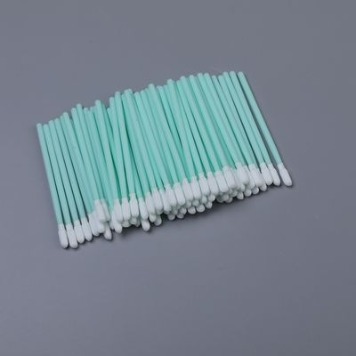 TX743 Kleine Ronde Kop Polyester Swabs. Niet-geweven, Lint-vrij, 70mm.
