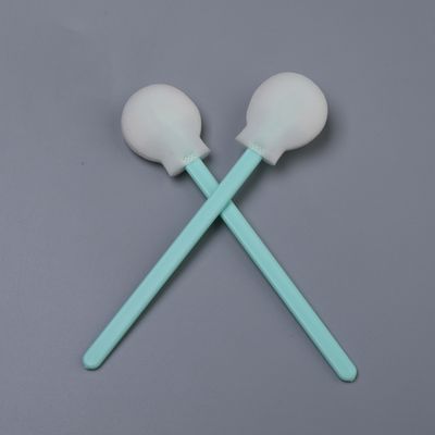 Non-Fluorescent Medical Sponge Applicator: 30mm Broad Round Tip for Large Surface Wound Cleansing & Sensitive Tissue Safe