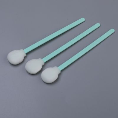 128 mm lange sponzeswab met een ronde punt voor nauwkeurige reiniging - 50 stuks per verpakking