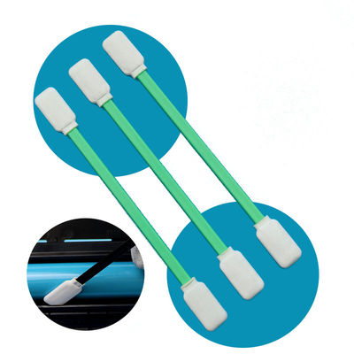 TX714 Pluisvrije Platte Vierkante ESD Polyester Swab Oppervlaktereiniging Cleanroom Swab met Dubbele Koppen