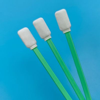 TX714 Pluisvrije Platte Vierkante ESD Polyester Swab Oppervlaktereiniging Cleanroom Swab met Dubbele Koppen