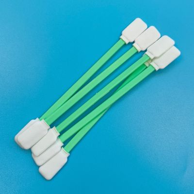 TX714 Pluisvrije Platte Vierkante ESD Polyester Swab Oppervlaktereiniging Cleanroom Swab met Dubbele Koppen