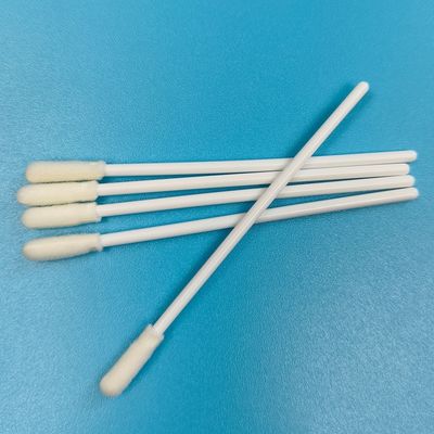 8cm PP Stok Ronde Schuim Tip Oppervlakte Bemonstering Swab Milieu Controle Monster Collectie Swab voor Voedsel