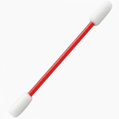 714 Lintvrij Rood Handvat Auto Reiniging Detail Swab Microfiber Swab Cleanroom Polyester Swab voor het reinigen van het oppervlak