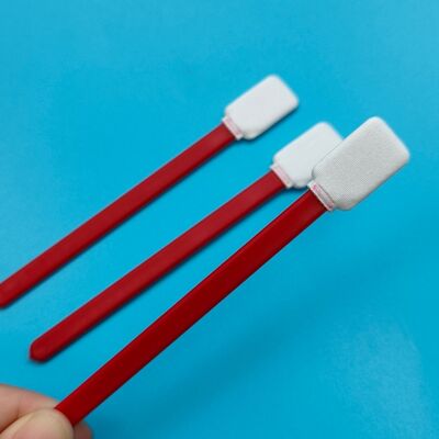 714 Pluisvrije platte vierkante autoreinigingsdetaillering Microvezel Clanroom-wattenstaafje voor schermreiniging