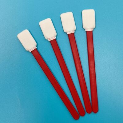 714 Pluisvrije platte vierkante autoreinigingsdetaillering Microvezel Clanroom-wattenstaafje voor schermreiniging