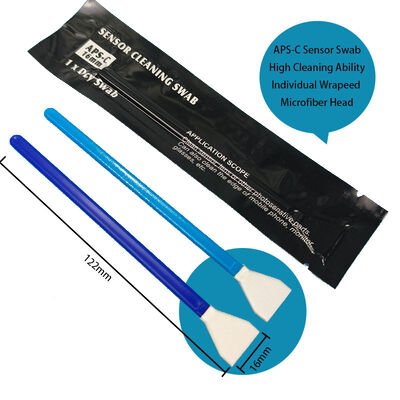 Individueel verpakte 16 mm microvezel sensorwattenstaafjes voor APS-C-camera's Detailleringswattenstaafje voor DSLR-camerareiniging