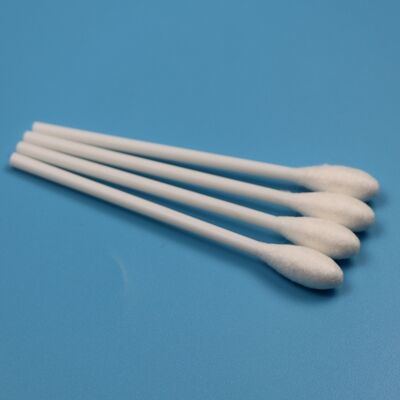 100 mm rigide PP Stick Big Round Head Cotton Bud Medical Qtips Cotton Swab Applicator voor laboratorium