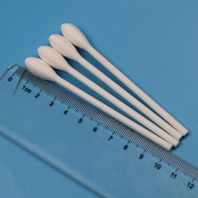 100 mm rigide PP Stick Big Round Head Cotton Bud Medical Qtips Cotton Swab Applicator voor laboratorium