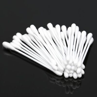 100 mm rigide PP Stick Big Round Head Cotton Bud Medical Qtips Cotton Swab Applicator voor laboratorium