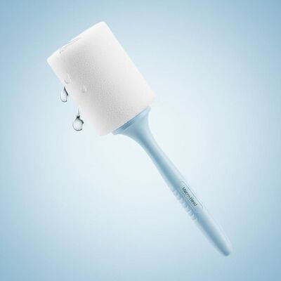 Macro-Head Medical Surface Prep Applicator: 16 mm extra-breed witte spons voor snel vloeistofbeheer en bekleden