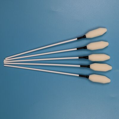 21 cm wegwerp lange PP-stick medische schoonmaakspons wattenstaafje schuimtip trocar veegdoekje voor ziekenhuis