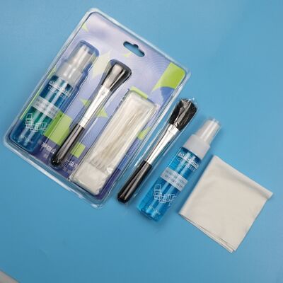 4 in 1 Draagbare schermreiniger Lens Reiniging Microfiber Wipes Soft Brush Schermreiniging Kit Lens Reiniging Kit Laptop Reiniging kit