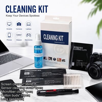 5 in 1 professionele reiniging voor cameraobjectief en sensor