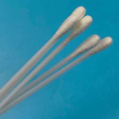9 cm PS Stick Steriele Dacron orale swab grieptest Proefproefverzameling Swab oppervlakte bemonstering Swab voor milieumonitoring
