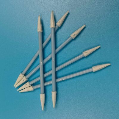 Pluisvrij blauw handvat 3,6 mm mini-puntig spons-wattenstaafje Car Cleaning Detailing Swab Precisiereiniging ESD-schuimwattenstaafje voor cleanroom