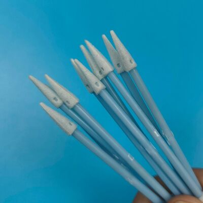 Pluisvrij blauw handvat 3,6 mm mini-puntig spons-wattenstaafje Car Cleaning Detailing Swab Precisiereiniging ESD-schuimwattenstaafje voor cleanroom