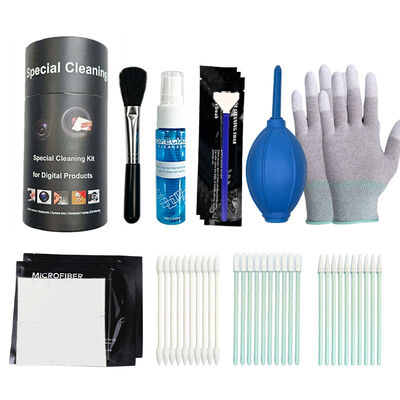 Professionele Nine in One Microfiber Sensor Swab Screen Cleaning Spray Lens Cleaning Kit Camera Cleaning Kit met Ari-Blower
