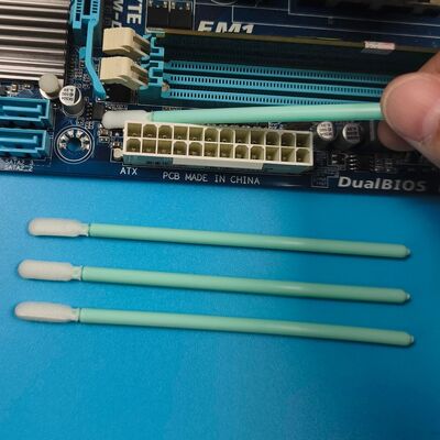TX709 Groen PP-stick Precisie-reinigingssponsje Cleanroom-schuimtip Detailleringswattenstaafje Elektronica-reinigingsdoekje