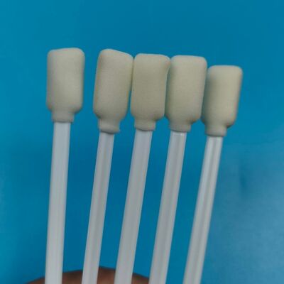 Witte PP-stick, rechthoekig sponsreinigingsstaafje met dubbele uiteinden Mimaki-printerreinigingsschuimtip Cleanroom-wattenstaafje