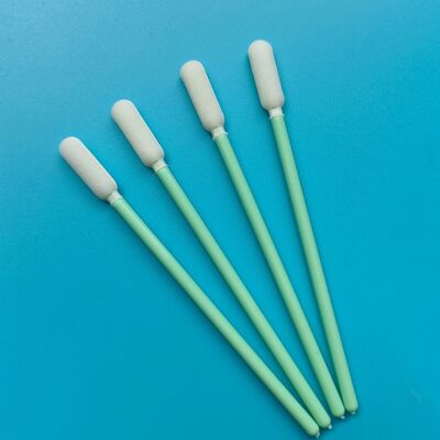 Individual Wrapped Polyurethane Foam Tip Swab Sterile Oral Swab Specimen Collection Swab with PP Stick