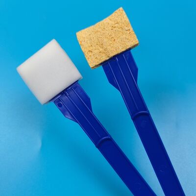 Hoge absorptie afneembare polyurethaansponsstick Milieumonitoringswabs Laboratoriumoppervlakte-afnameswabs voor voedsel