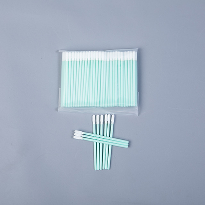100% polyester Plastic Katoenen Zwabbers de Totale Lengte van 70 Mm Geen Chemische Reactie