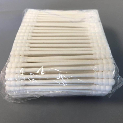 Document Handvat Witte Katoenen Knopzwabber om Hoofd voor het Kosmetische Schoonmaken