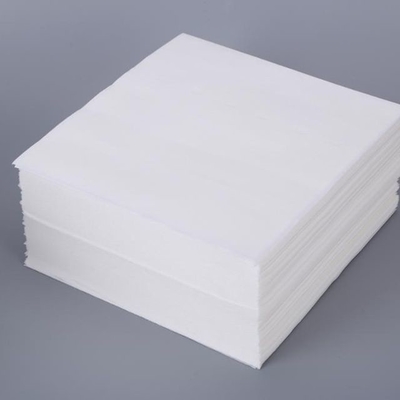 Wit/Blauw niet Geweven Microfiber-Doekoem Embleem voor Optica het Schoonmaken