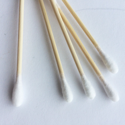 Oor die 3“ 75mm Biologisch afbreekbare Katoenen Knoppen schoonmaken