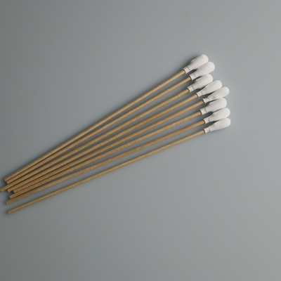 Polyester het Hoofd 150mm Medische van de Katoenen Pluksel Knopzwabber - vrije Cleanroom Zwabber