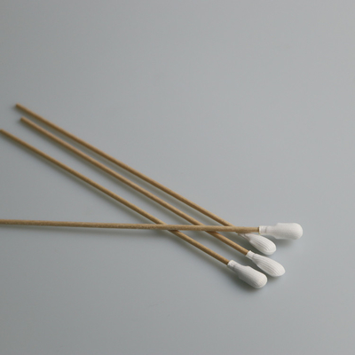 Polyester Industrieel van de Katoenen het Uiteindepluksel Zwabberprecisie - vrij Houten Handvat