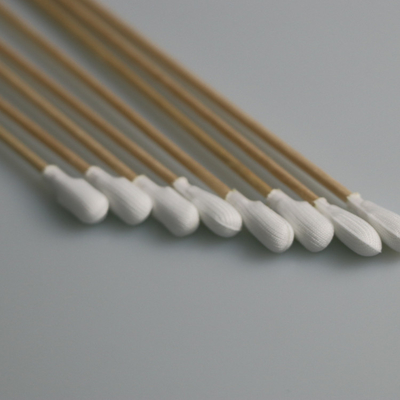 Polyester Industrieel van de Katoenen het Uiteindepluksel Zwabberprecisie - vrij Houten Handvat