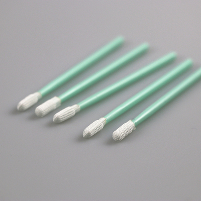 TX754B pluksel - de vrije Cleanroom Zwabbers van de Polyester Hoofd 70mm Terylene met SGS Certificaat