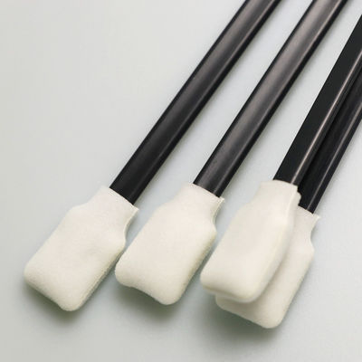 Polystyreen handvat Rectangular Foam Swabs met 128 mm lengte voor Lint-vrije cleanroom reiniging